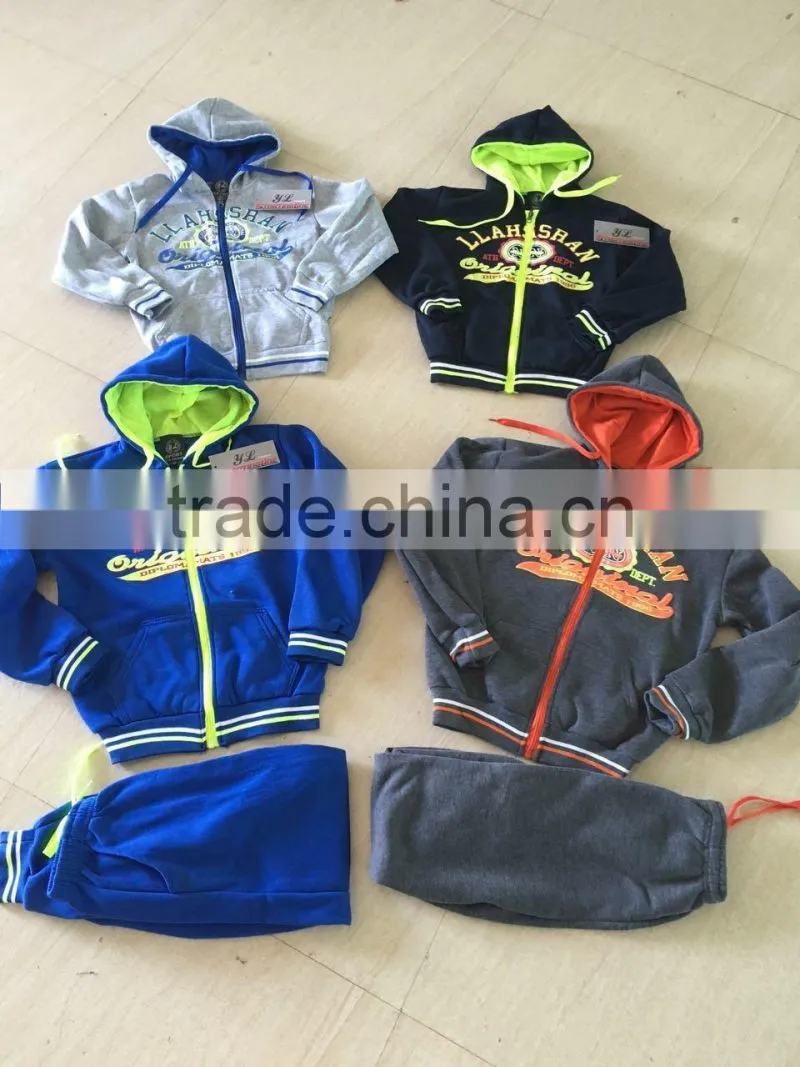 kids jogging suit casual sportwear sets