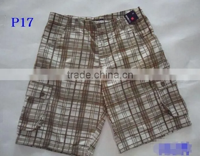 printed washed outdoor cargo board shorts for men