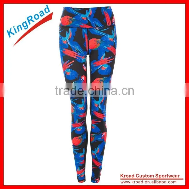 2015 OEM Sublimation Camouflage Suits Compression Pants Yoga Pants