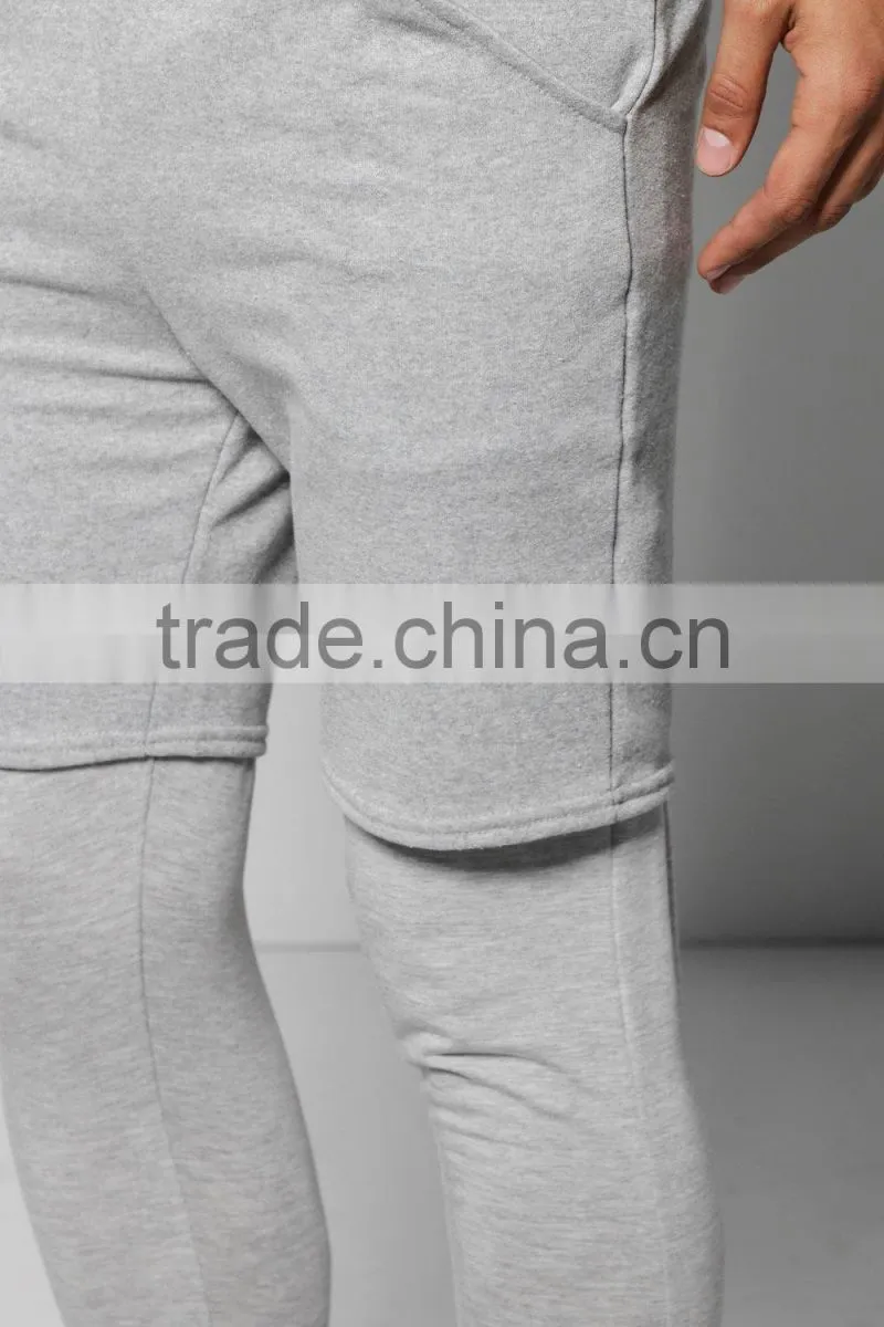 loopback shorts with leggings gym mens joggers slim fit