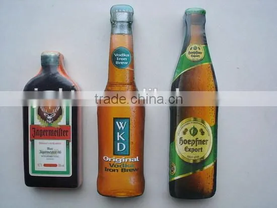 Compressed beer shape towel