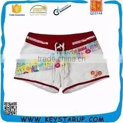 Wholesale Cheap Beach Short Girl 100% Polyester Swim Short Custom