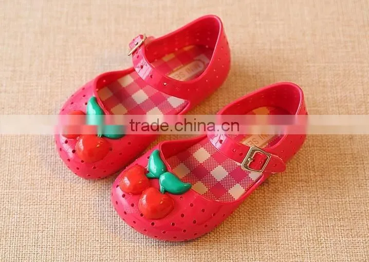 stawberry mini melissa, girl summer melissa sandals