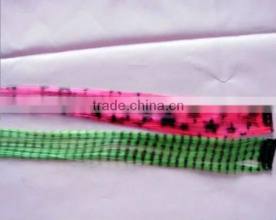 synthetic pre-bonded hair extensions