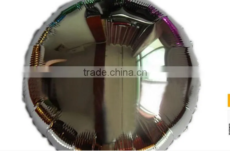 Beautiful Hot sell round shaped foil helium balloon for party