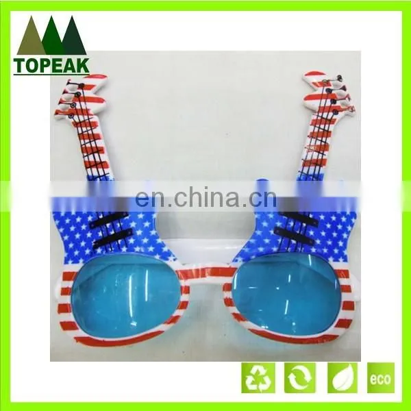 Hot sale Guitar style sunglasses music party glasses fancy party glasses