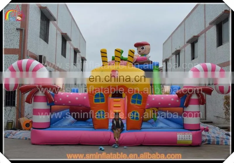 Hot! inflatable clown theme castle, inflatable clown funcity, amusement park for outdoor