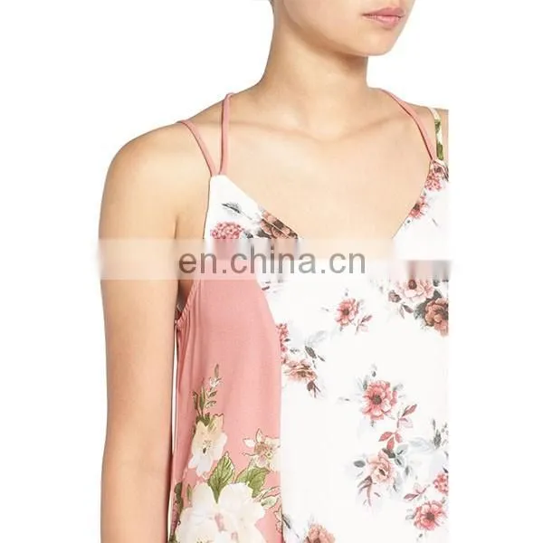 Women digital printing slip dress 2016 wholesale comfortable ladies clothes summer dress