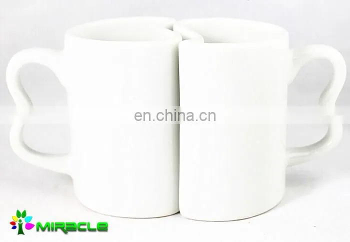 Hot Sale Ceramic Sublimation Lover Coffee Mug for couples
