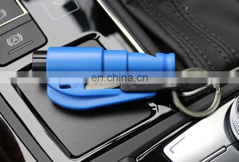 3 in 1 Safeguard Seatbelt Cutter Whistle Emmergency Hammer Car Window Breaker Car Glass Breaker