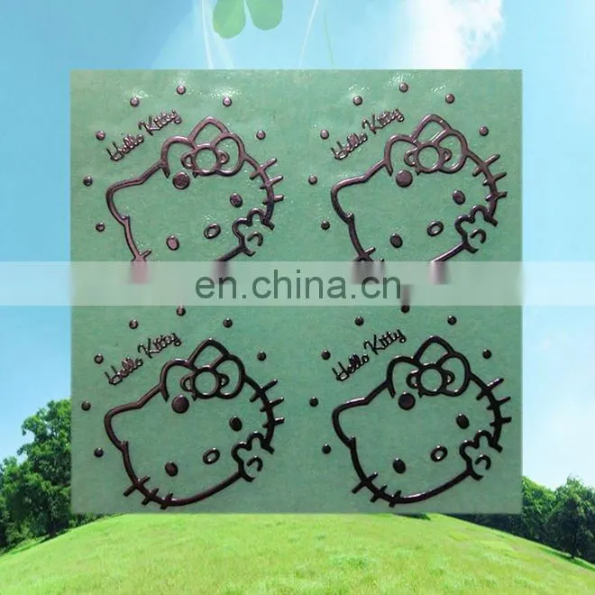 logo metal sticker