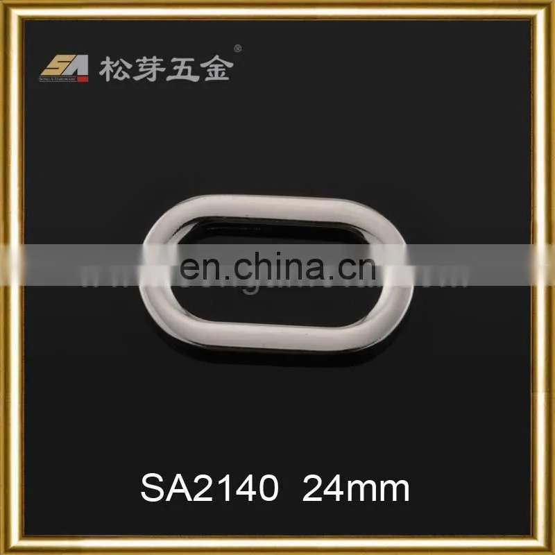 Zinc alloy oval shape loops metal belt loop 24mm