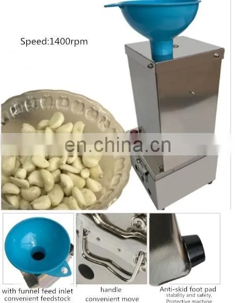 stainless steel dry garlic peeling machine/Electric Automatic Small Garlic Peeler Machine Garlic Peeling Machine