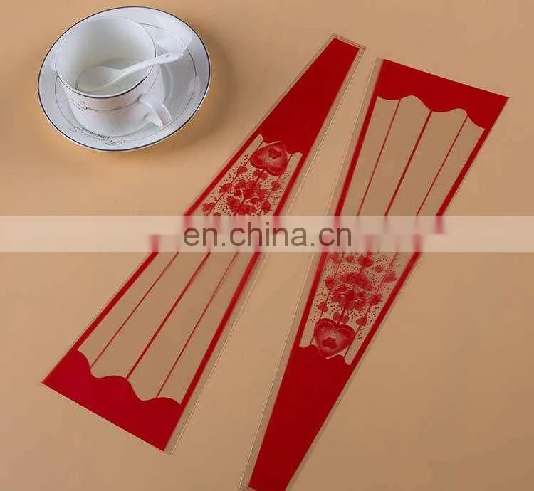 BOPP/PP/PE film Single Flower Bag Valentine Rose Bag making machine