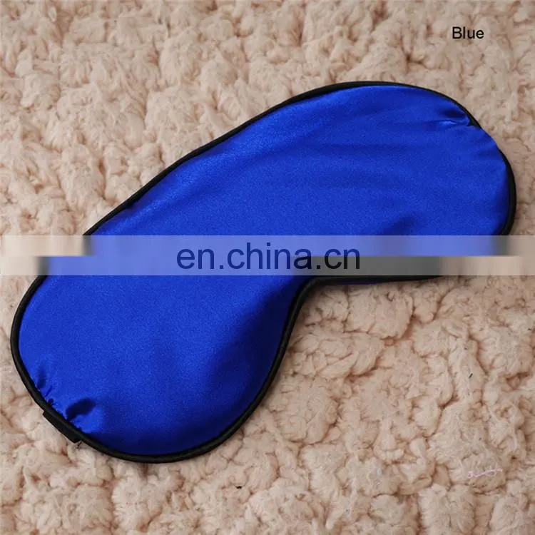 Factory Direct Sale Luxury 100% Silk Eyes Mask For Travel Eye Pouch Sleeping Eyemask With Custom Logo