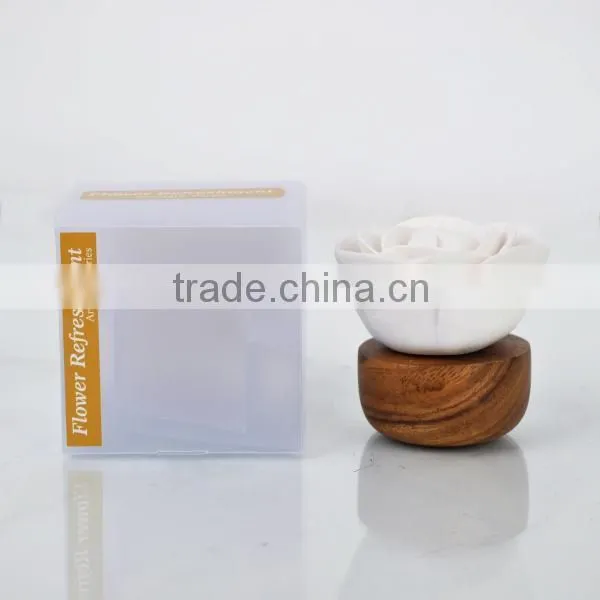 Automatic Home fragrance Aroma clay Diffuser with wooden bottle SA-2108