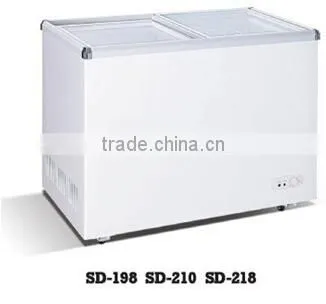 wholesale commercial pharmaceutical display popsicle horizontal freezer