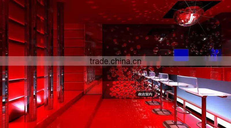 Noise control fabric/leather acoustic wall panel Colorful decoration panel for night clup