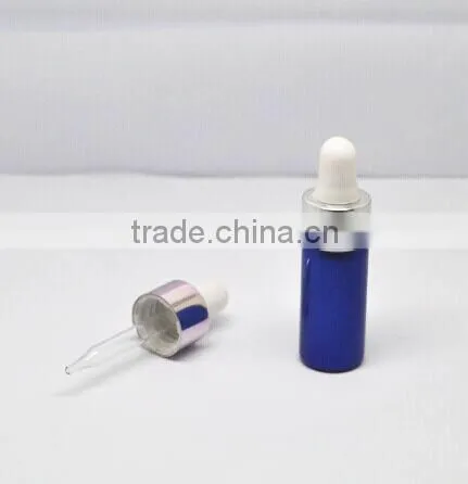 3ml testing glass vial with alu dropper