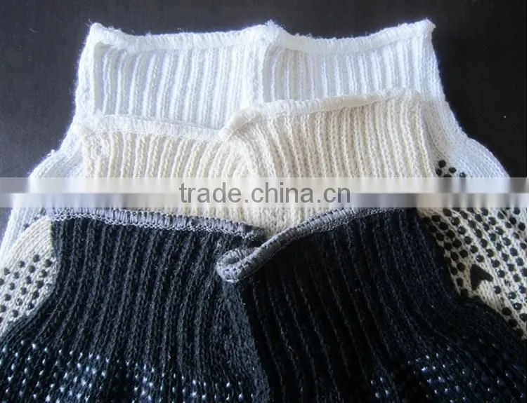 Cheap PVC Dot Palm Knit Gloves Kniting Work Gloves Industrial Use