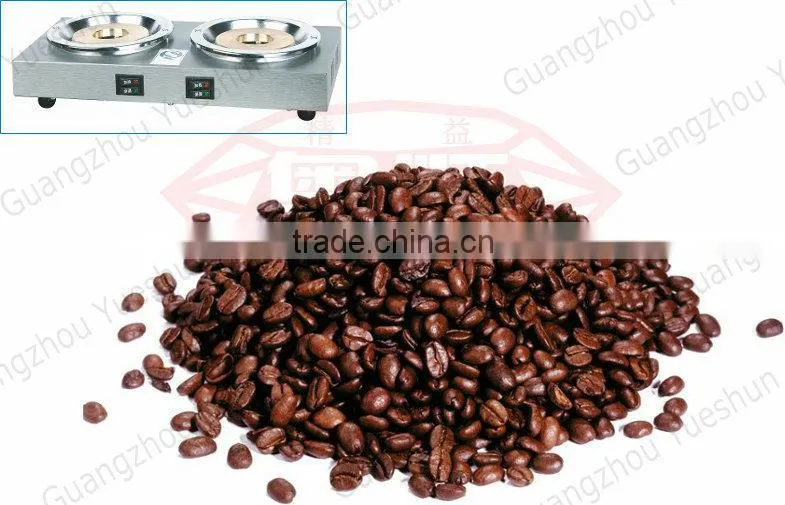 Mini useful stainless steel double boiler coffee maker machine