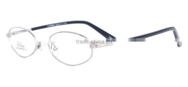 Full-rim metal oval new model fancy reading eyewear optical glasses frame from china
