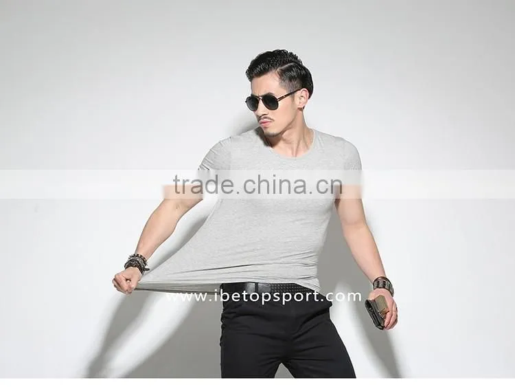2016 casual clothing men t shirt 100% cotton custom shirts