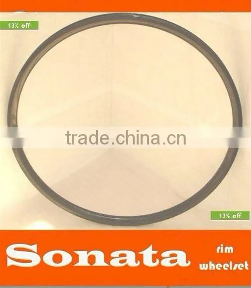 26'' 22mm carbon bike rim with 3k UD finish Euro hot style