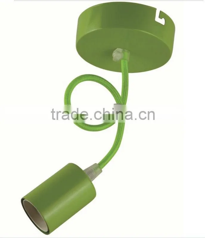 Pendent lamp E27 aluminum led PP PVC bakelite Europe style