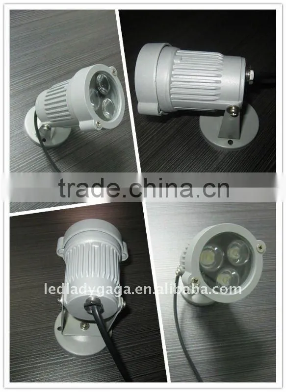 2011 hotest IP65 waterproof 3w led flood light