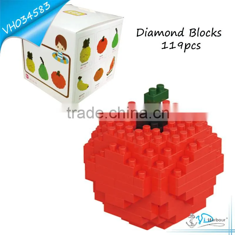 Pear Mini Diamond Blocks Toy for Kids Educational