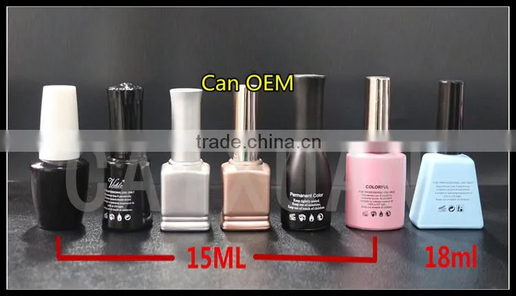 China glaze 3 in 1 one step fashion nail uv gel/gel polish with cheap price