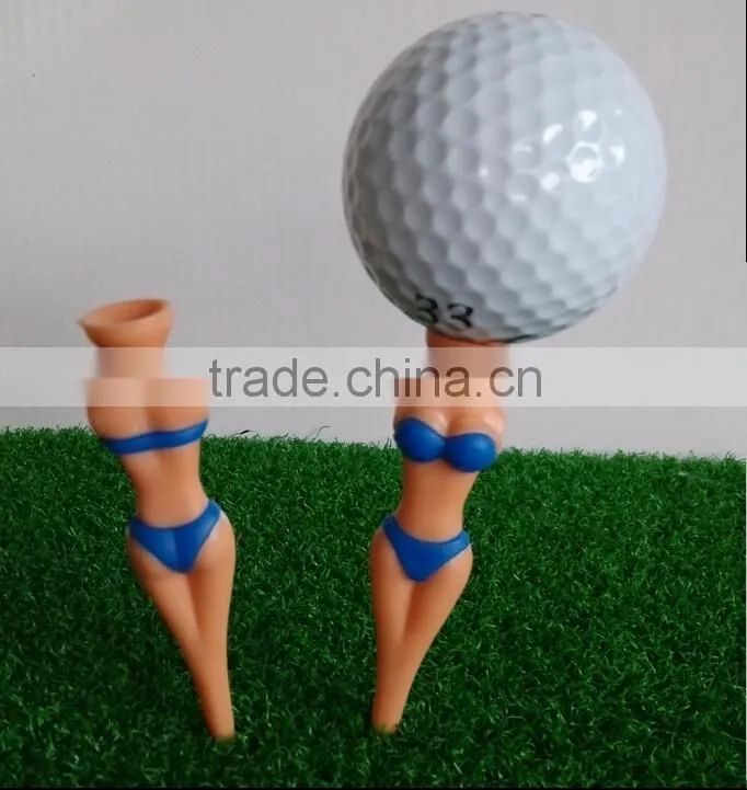 Golf Tee Multifunction swimsuits Lady Divot Tools Tees Golf stand model bikini