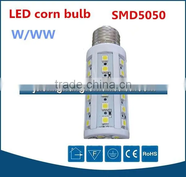 2016 high bright popular 24pcs e27 led smd corn bulb lamp, led warm white corn light 4W led corn lamp bulb smd5050