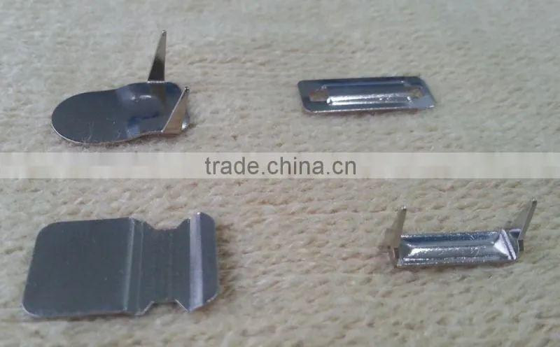 10.5mm Metal Hook and Bar in Silver NF For suits trousers -- 8014A3