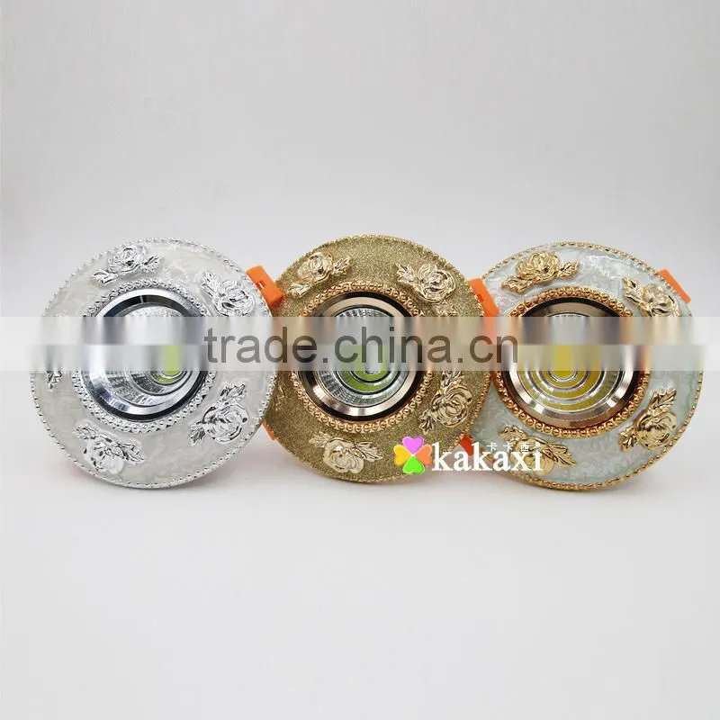 2016 New European LED Spotlight COB 3W 5w LED Downlight Ceiling Light