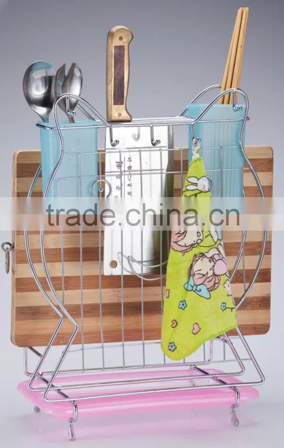 Metal kitchen knife rack