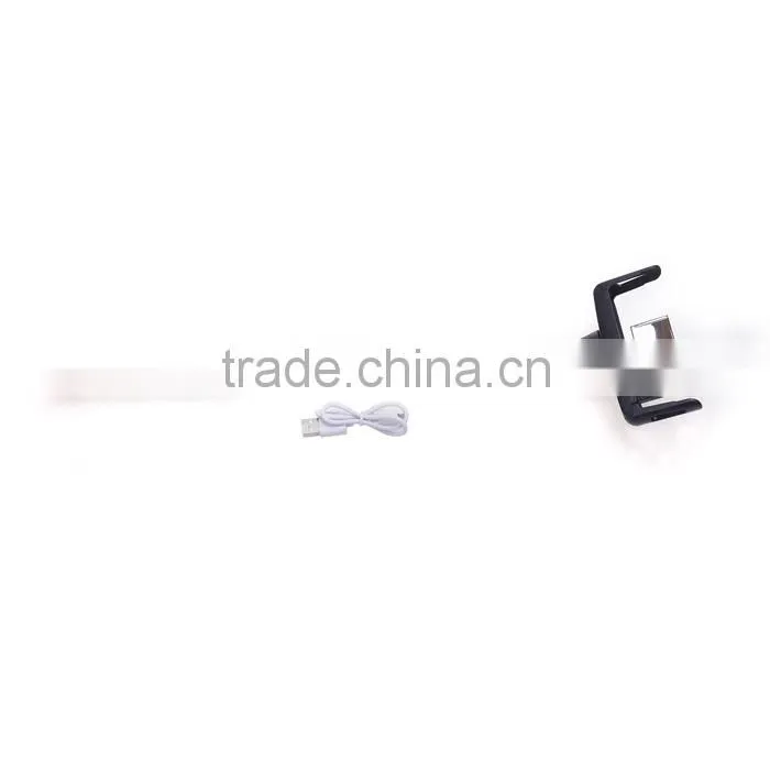 2015 wholesale Fashion fodable pocket cable monopod bluetooth selfie stick with mirror