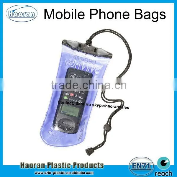 Best Price Cellphone PVC Waterproof Bags With Wristband
