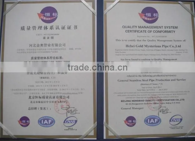 SAE4130 30CrMo alloy seamless steel pipe / tube