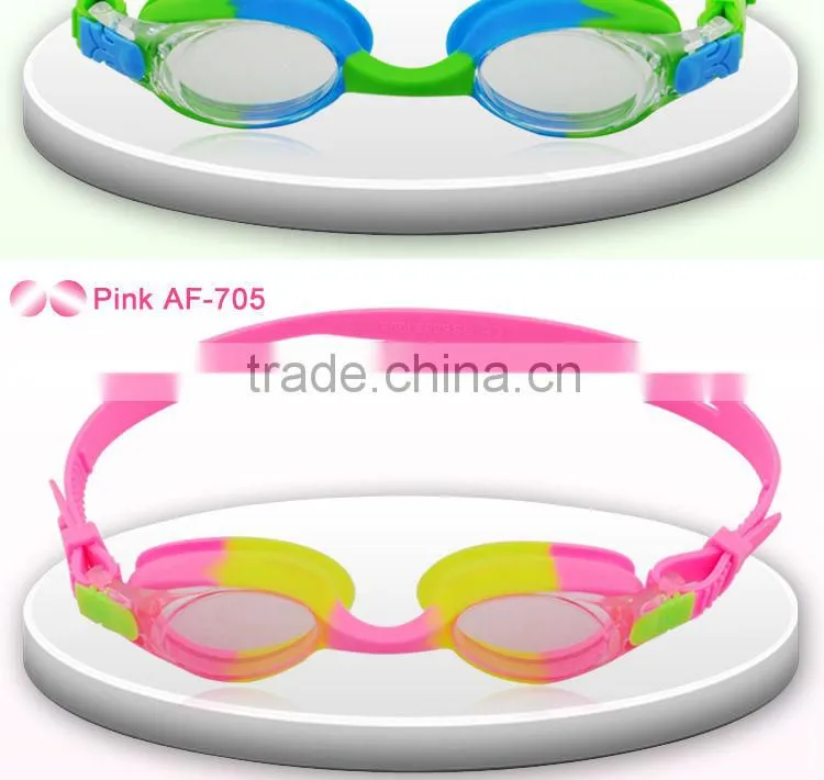 Kids wholesale cartoon swim goggles/funny swim goggles