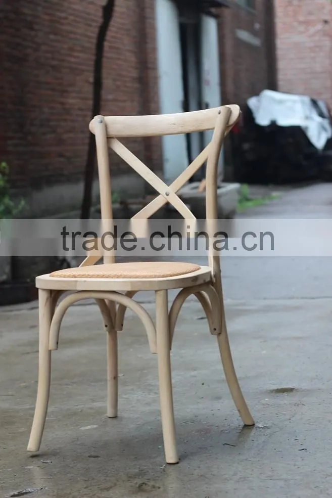 Classical X Back Antique Teak Wood Chair