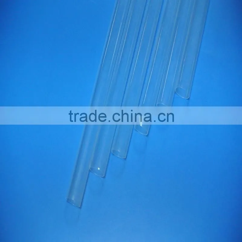 3/4 inch semi-rigid Kynar Heat shrink clear tube