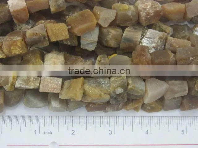 Semi precious natural gold sun stone