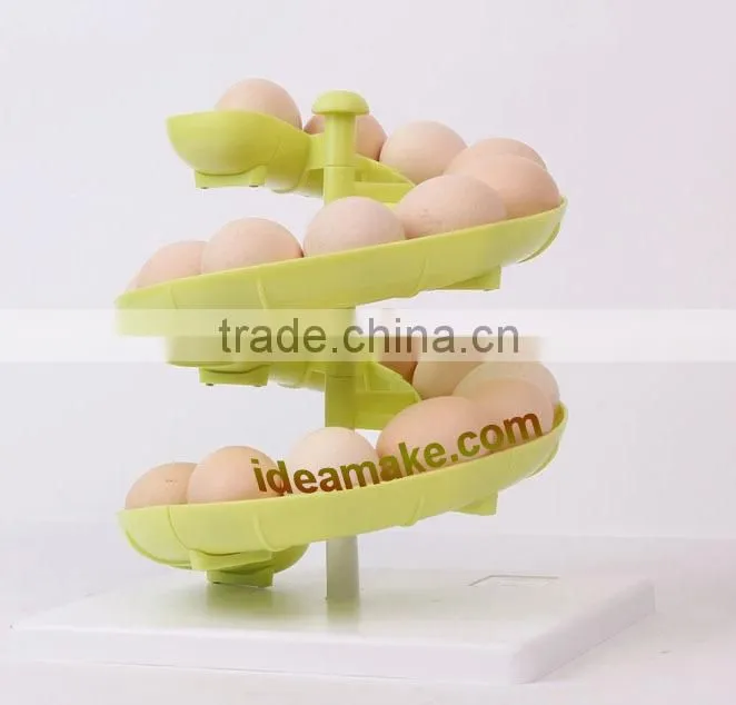 Plastic Kitchen Rack of smart design great for eggs and fruits