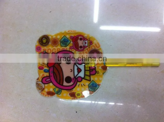 decorative hand fans with cartoon cat