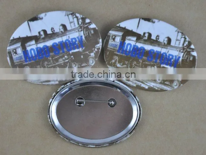 eco-friendly plastic button badge/musical button badge for promotion gift