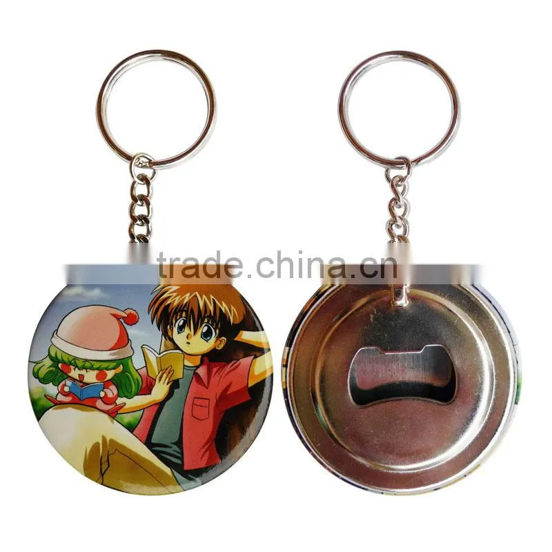Wholesale gift items custom magnetic can opener keychain