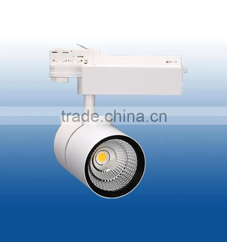 KWT 5 years warranty 30w/35w/45w/56w 100lm/w commercial cob led track light Ra>80/90/97