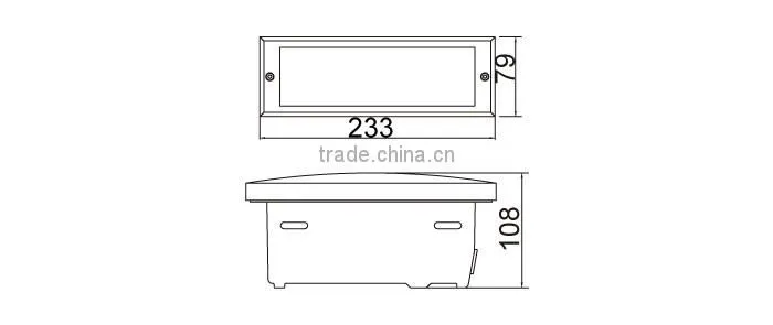 ALDA 3W4000K LED ip65 outdoor led wall pack light